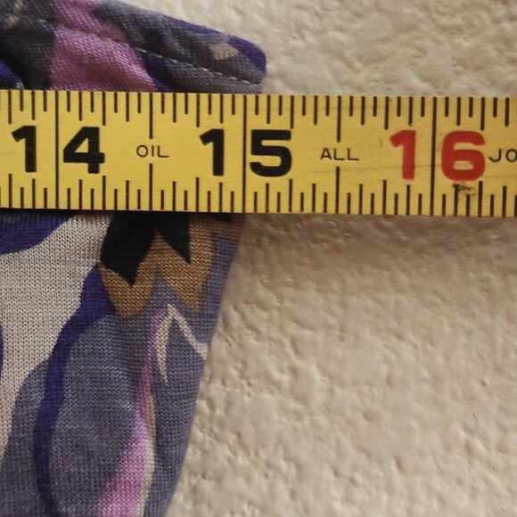 Free People Tank Top Womens Medium Purple Soft Violet Floral Racerback Boho NWT - Picture 12 of 12